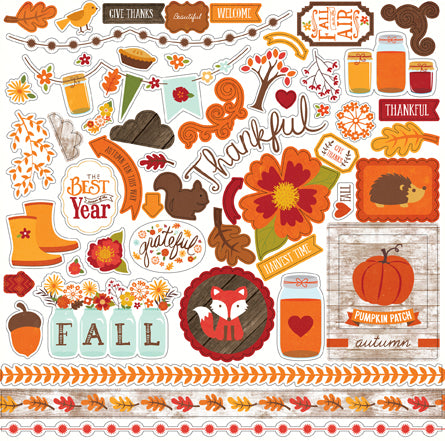 The Story of Fall Element Sticker