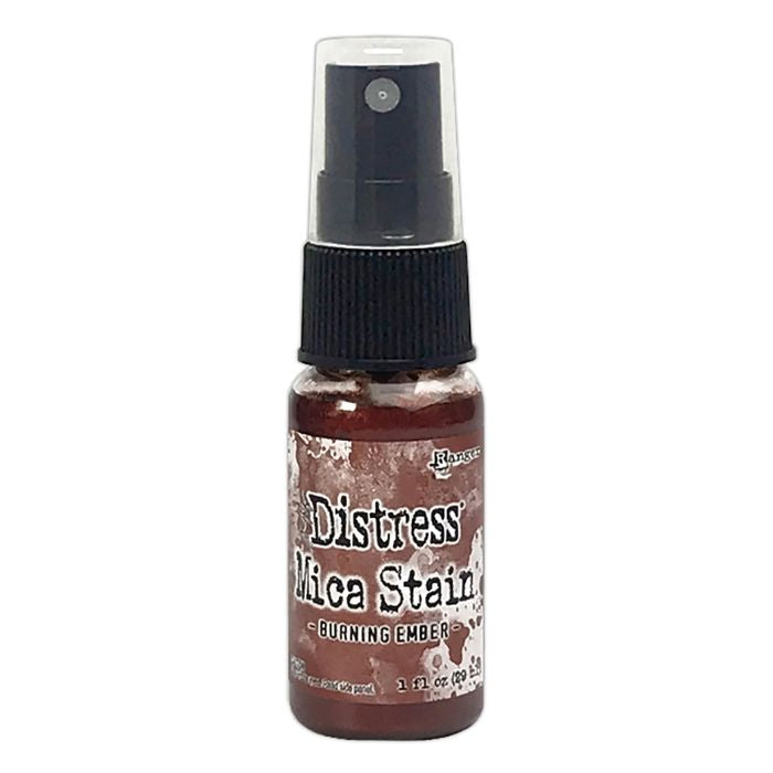 Tim Holtz Distress Mica Stain 1oz-Burning Ember