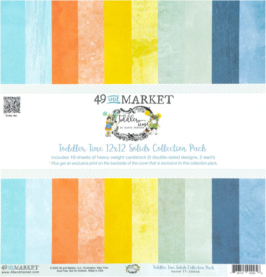 49 & Market Collection Pack 12"X12"-Toddler Time Solids