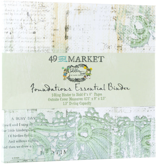 49 And Market Foundations Binder-Toddler Time Mint