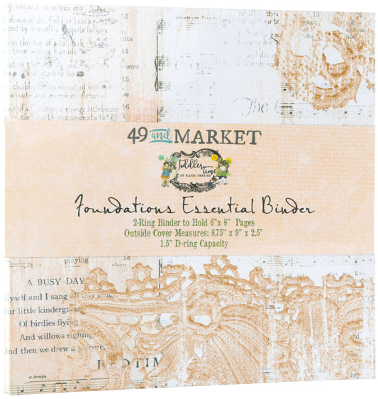 49 And Market Foundations Binder-Toddler Time Coral