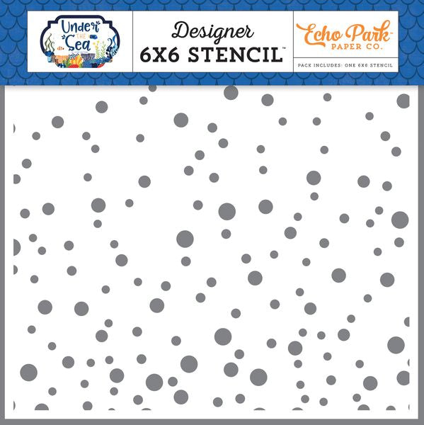 Bubbles from the Deep 6x6 Stenc