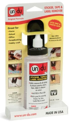 Un-Du Sticker, Tape & Label Remover