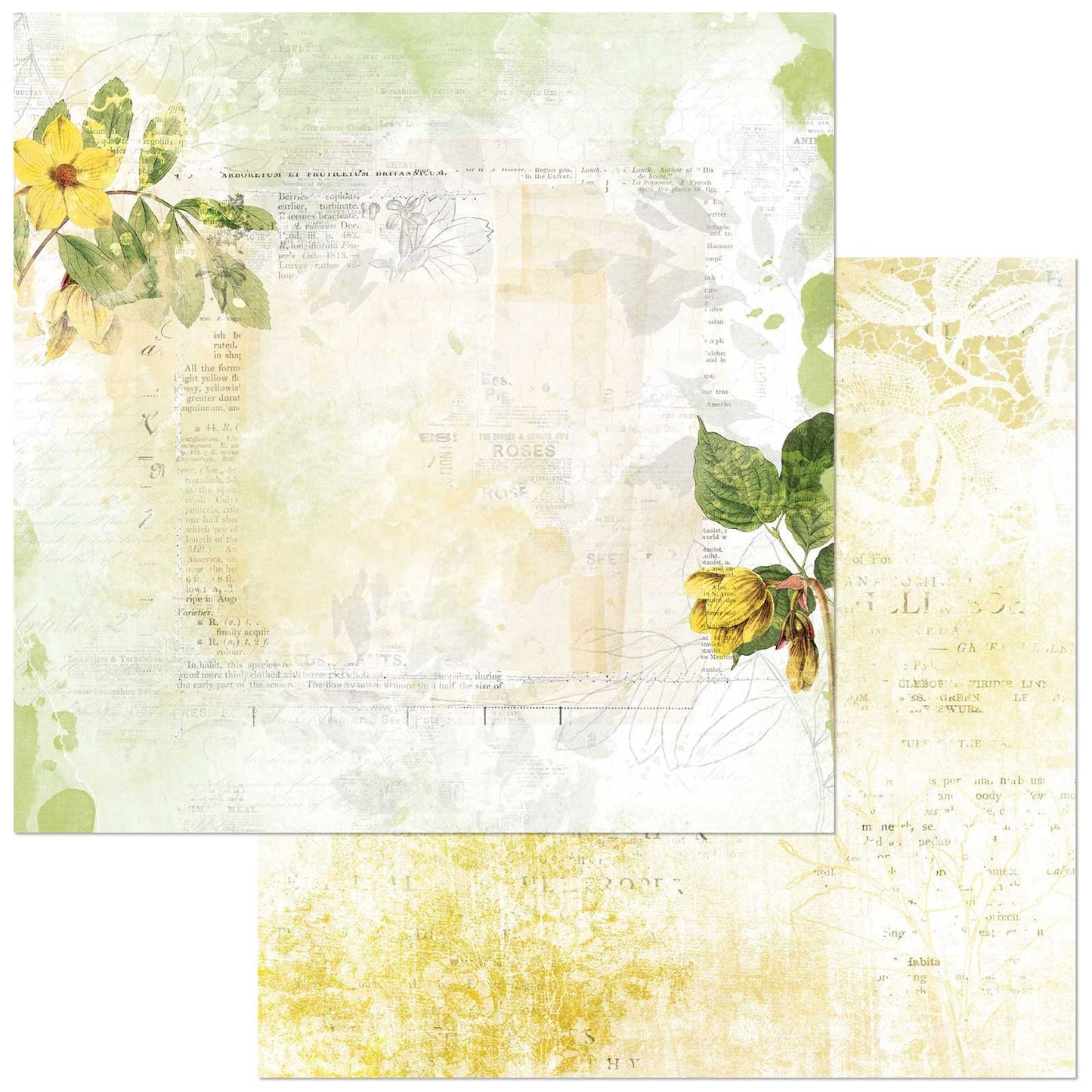 Vintage Artistry Countryside Double-Sided Cardstock 12"X12"-Radiance