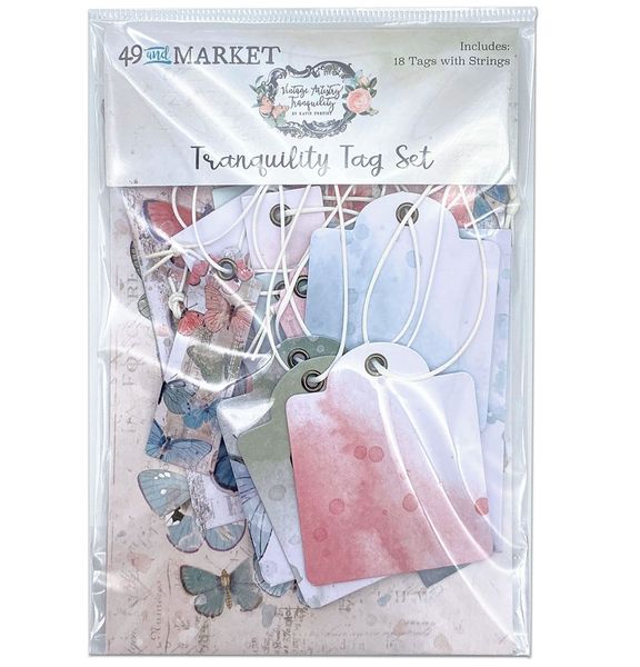 Vintage Artistry Tranquility Tag Set