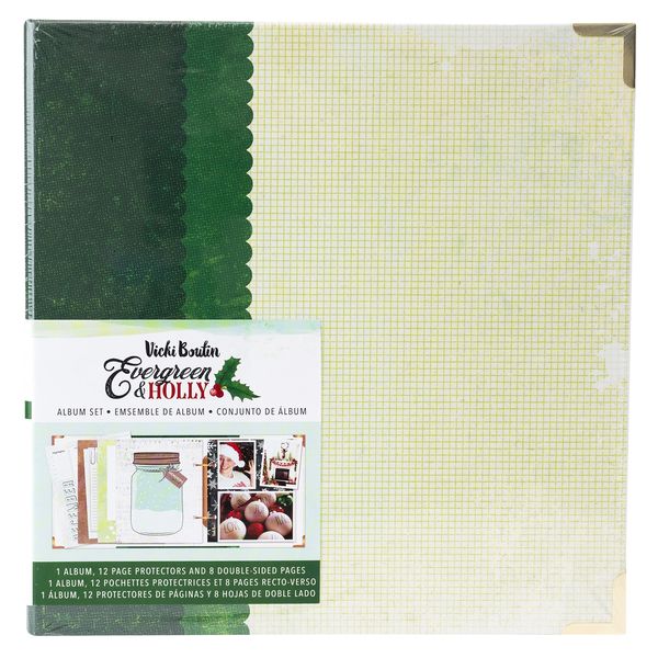 Vicki Boutin Evergreen & Holly 6"X8" Album Set
