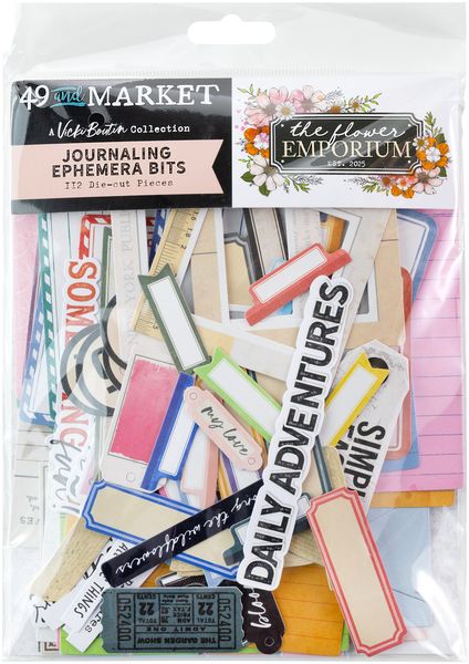 49 And Market The Flower Emporium Journaling Die-Cuts