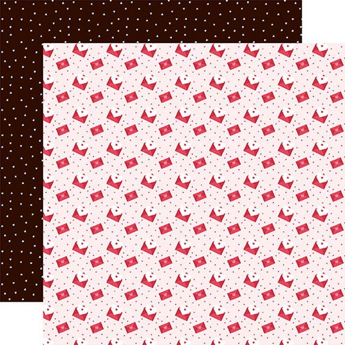 Echo Park Valentine's Day: Love Letters 12x12 DS Patterned Paper (1 Sheet)