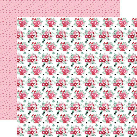 Echo Park - Valentine's Day Valentine Bouquets 12x12 DS Patterned Paper (1 Sheet)