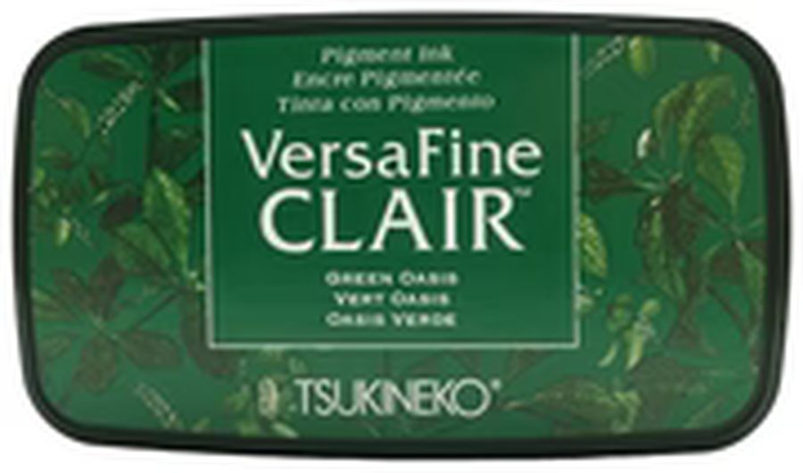 Tsukineko Versafine Clair Ink Pad - Green Oasis