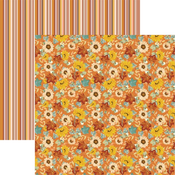Reminisce Autumn Vibes - Autumn Flowers DS Paper (1 Sheet)