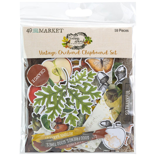 49 And Market Vintage Orchard Chipboard Set