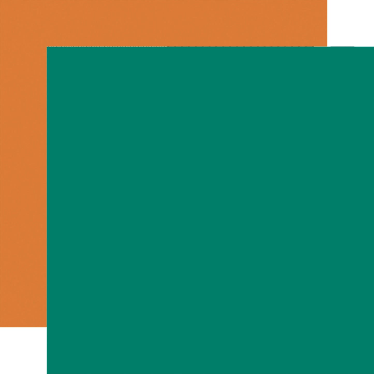Echo Park Vroom! - Green / Orange 12x12 Coordinating Solid DS Paper (1 Sheet)