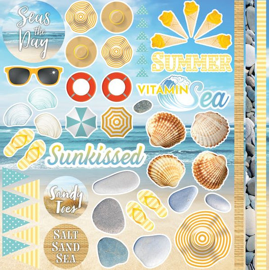 Reminisce Vitamin Sea 12X12 Sticker