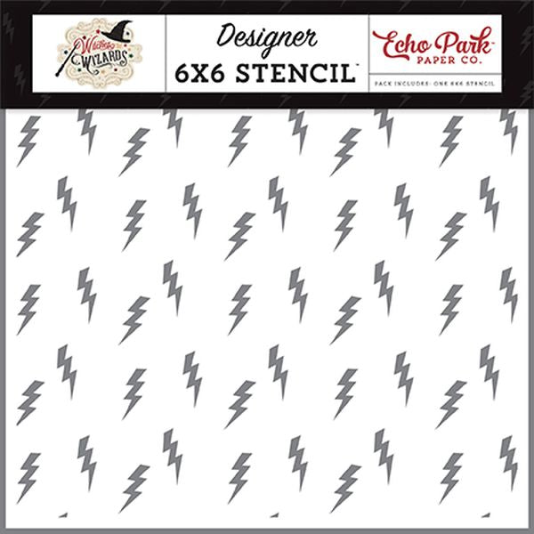 Lightning Strike Stencil