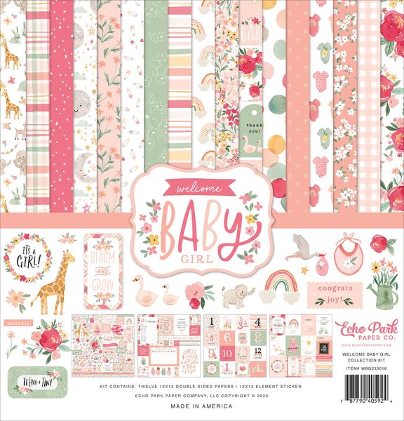 Welcome Baby Girl Collection Kit