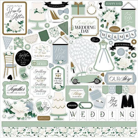 Wedding Bells Element Sticker