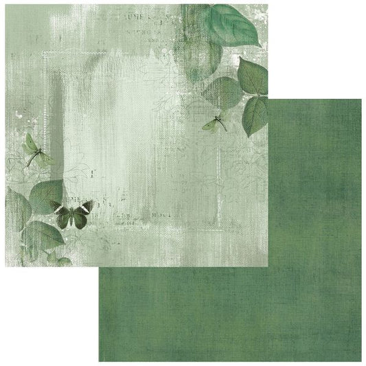 49 and Market Color Swatch: Willow #5 12"X12" Double-Sided Cardstock