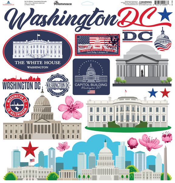Reminisce Washington DC Sticker