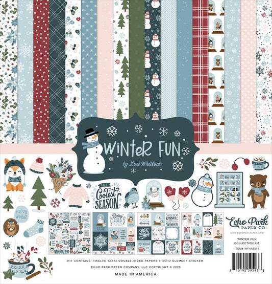 Echo Park Winter Fun: Winter Fun Collection Kit