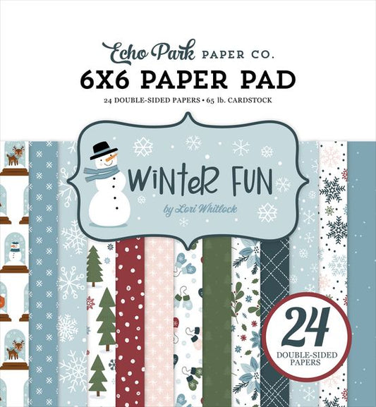 Echo Park Winter Fun 6x6 Paper Pad
