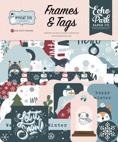 Echo Park Winter Fun Frames & Tags