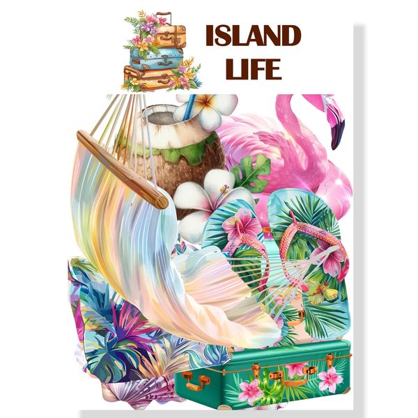 Ssc Designs Island Life Collection Laser Cut Scrapbook Ephemera Embellishments