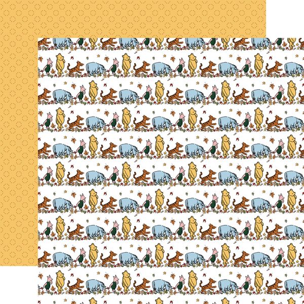 Echo Park Winnie The Pooh Autumn Making Fall Memories 12x12 DS DS Patterned Paper (1 Sheet)