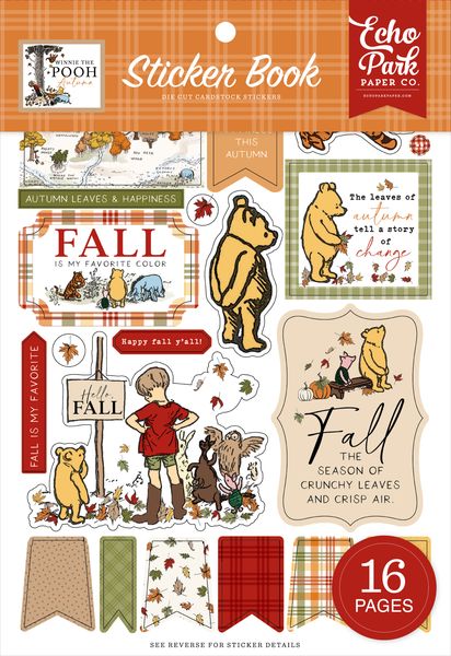 Echo Park Winnie The Pooh Autumn Sticker Book