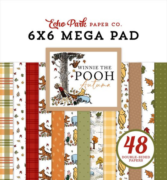 Echo Park Winnie The Pooh Autumn Cardmakers 6X6 Mega Pad