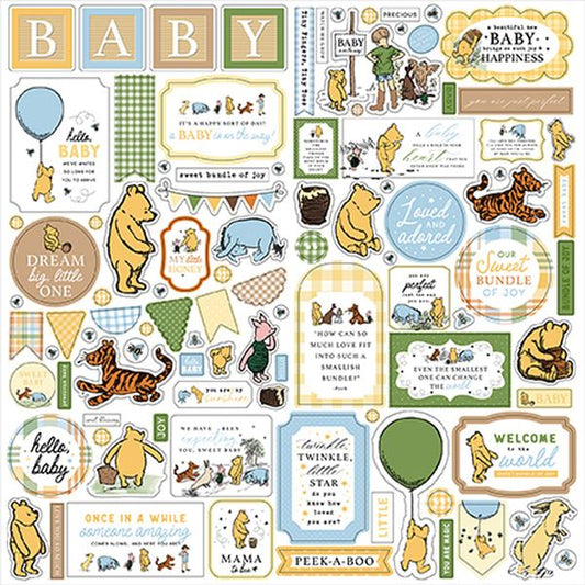 Echo Park Winnie The Pooh Baby Element Sticker