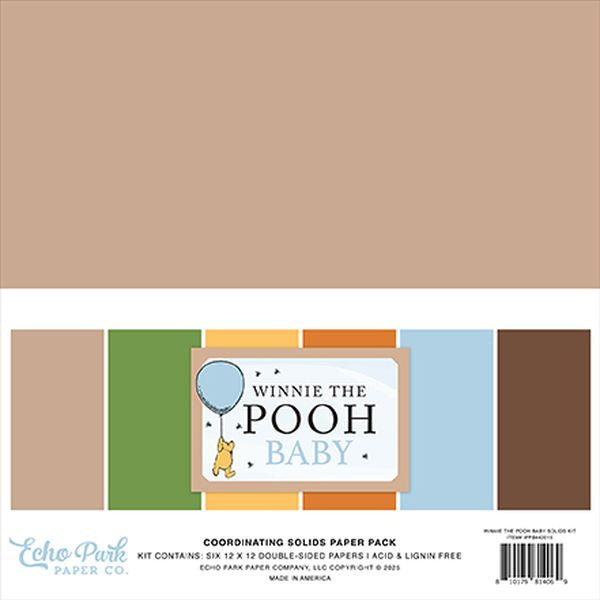 Echo Park Winnie The Pooh Baby Solids Kit
