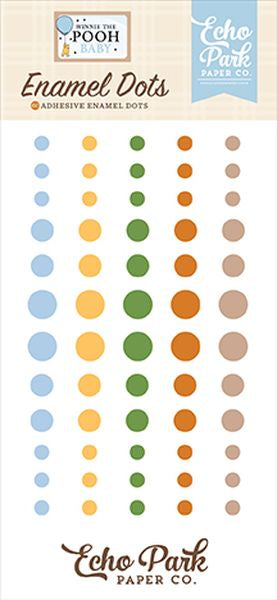Echo Park Winnie The Pooh Baby Enamel Dots