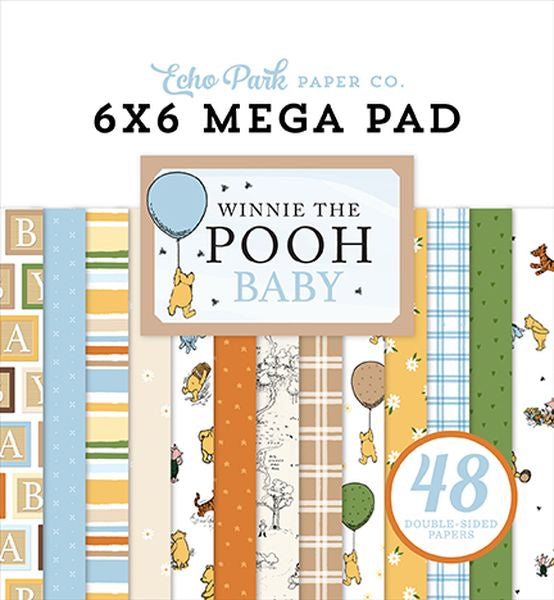 Echo Park Winnie The Pooh Baby Cardmakers 6X6 Mega Pad