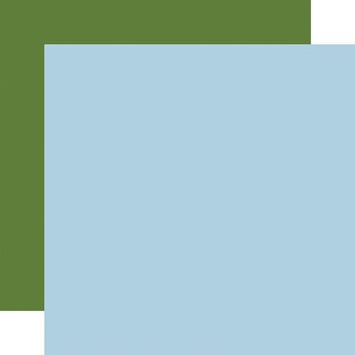 Winnie The Pooh Christmas Double-Sided Cardstock 12"X12"-Blue/ Green