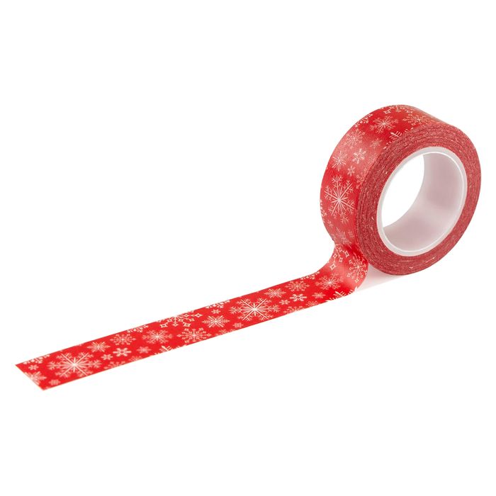 Echo Park  Winnie The Pooh Christmas Washi Tape 30'-Happy Snowflakes