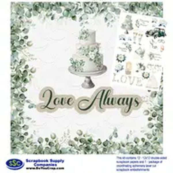 Ssc Designs Love Always 12 x 12 Scrapbook Collection Kit