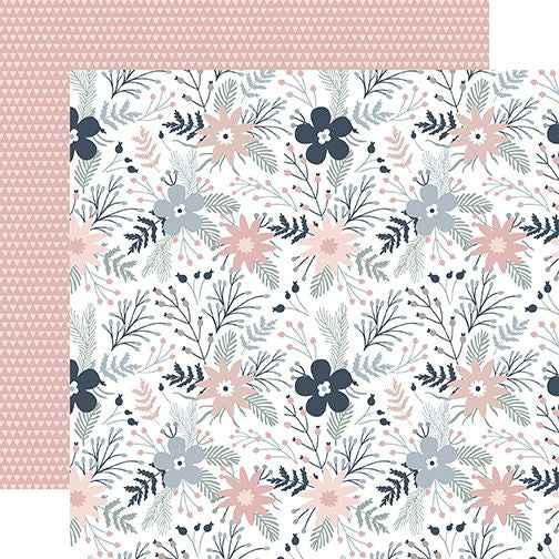 Echo Park Winterland: Winterland Floral DS Paper (1 Sheet)