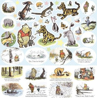 Reminisce Winnie the Pooh & Friends 2-12X12 Sticker