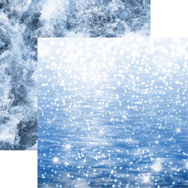 Reminisce Watersports: Sparkling Sea DS Paper (1 Sheet)