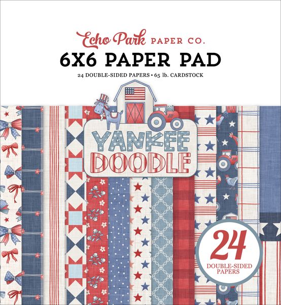 Echo Park Yankee Doodle 6x6 Paper Pad