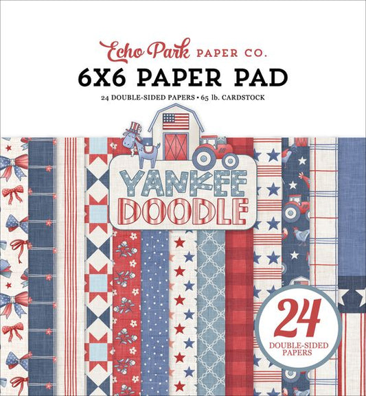 Echo Park Yankee Doodle 6x6 Paper Pad
