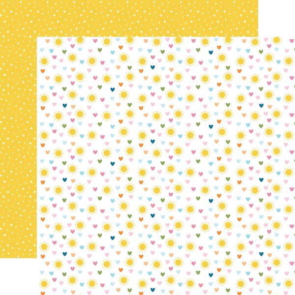 Echo Park You Are My Sunshine I Heart The Sun 12x12 DS Patterned Paper (1 Sheet) (1 Sheet)