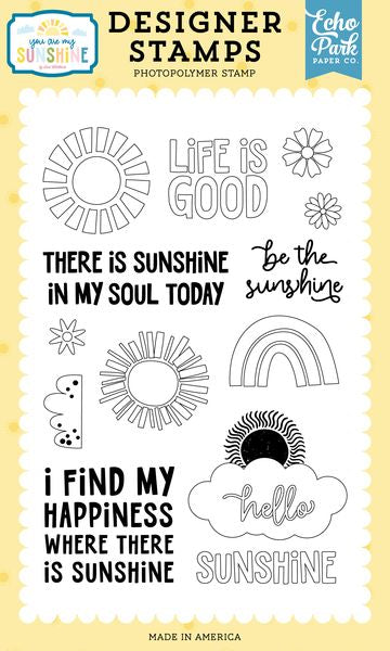 Echo Park You Are My Sunshine Life Is Good Stamp Set