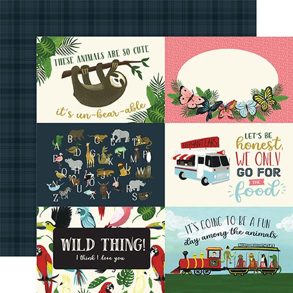Animal Safari 4x6 Journal Card