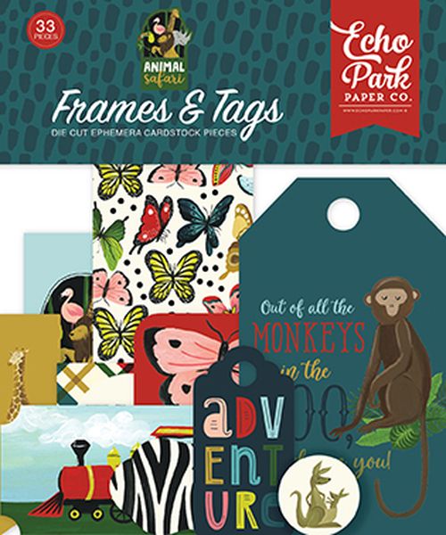 Animal Safari Frames & Tags